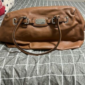 Micheal Kors Leather Weekender Bag
